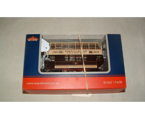 BACHMANN CE00610 Birenhead Corporation Tramways Car 70. Test run only. Mint Boxed with Instructions.