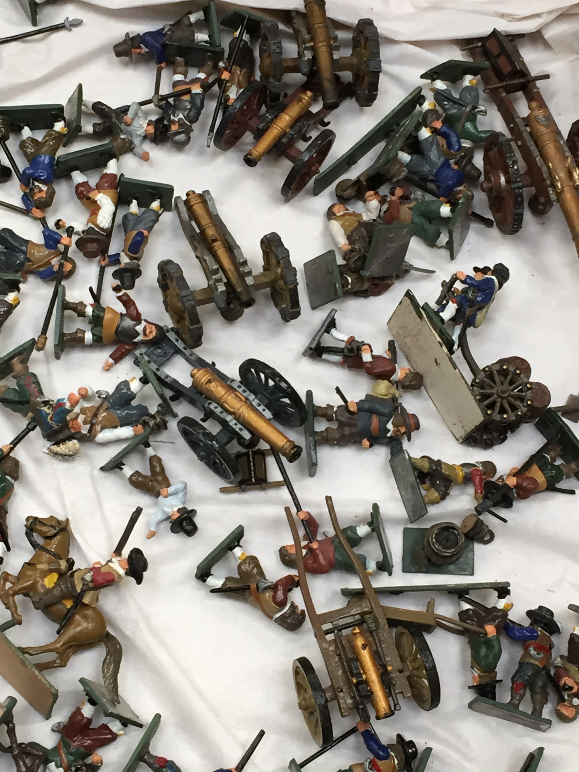 Quantity of Minifigs (exMiniature Figurines Ltd.) 25mm white metal English Civil War wargaming f