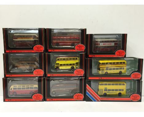 Selection of Exclusive First Editions (EFE) Dorset buses: Wilts & Dorset, Bere Regis and Bournemouth. Together with two EFE D
