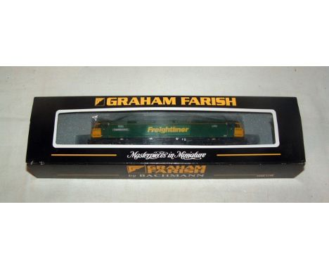 GRAHAM FARISH by BACHMANN N 371-651 Class 57 Diesel 'Freightliner Evolution' in Green Freightliner Livery. Near Mint Boxed. M