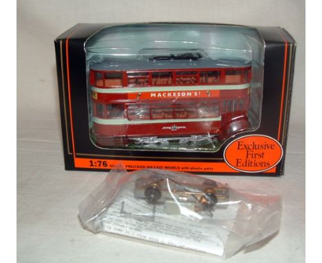 EXCLUSIVE First Editions 13406 Leeds Transport Horsefield Tramcar (Mint Boxed) and a EFE Horsefield Motorising Kit (Mint with