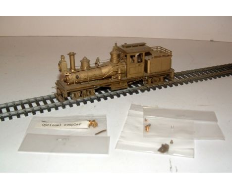 United Scale Models/ PFM HOn3 unpainted Brass Harrington Lumber Company Shay. Service and light clean required due to storage
