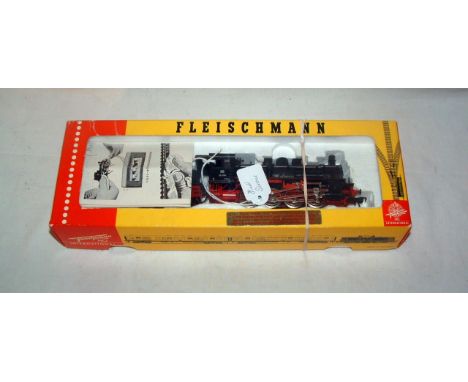 FLEISCHMANN 4145 DB Black BR55 0-8-0 no 552781. Serviced 4/2016. Near Mint Boxed with Instructions.