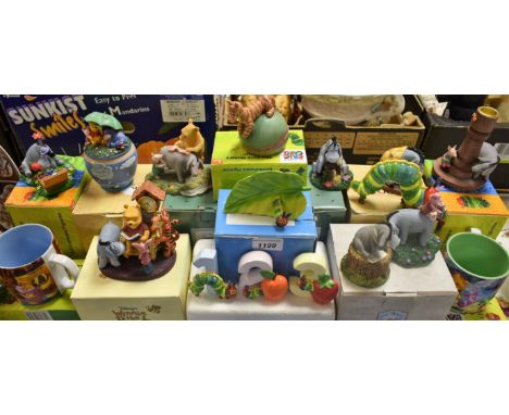 Winnie the Pooh Collectibles - a Disney musical box with certificate; a Disney ceramic mug; another, similar; other Disney fi