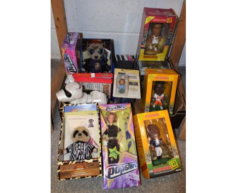 Toys - a limited edition Headlines XL figure, others, similar; a Skyfall model of helicopter; a model of Minas Tirith, Lord o