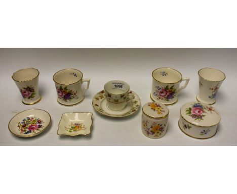 Ceramics - Derby Ceramic Art Studio mugs, vases; etc. (10)