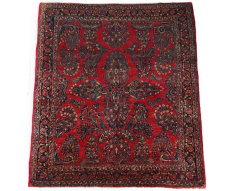 A SAROUK CARPET Approximately 118 x 94cm