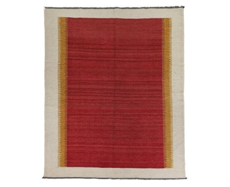 A FLATWOVEN KILIM IN SWEDISH STYLE, CONTEMPORARY approximately 277 x 191cm   Condition Report:  Overall the condition of this