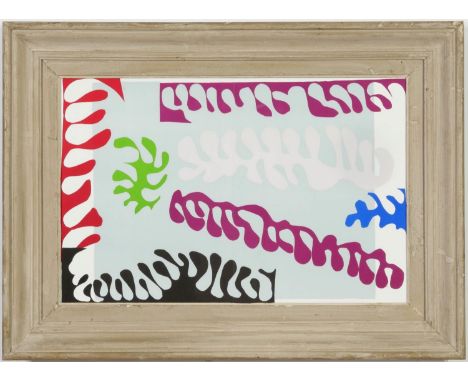 HENRI MATISSE, "Le Lagoon I", lithograph - 2004, Spadem Mourlot, 38.5 x 59.5 cm, Framed. 