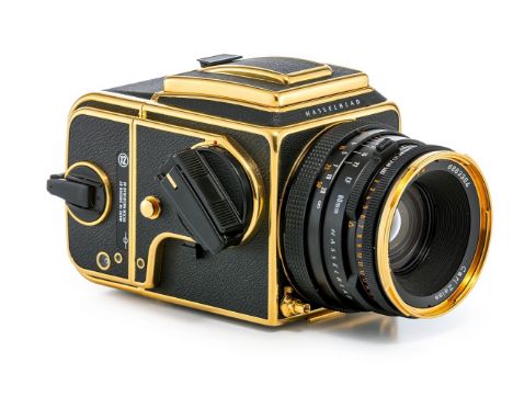 Hasselblad-Spiegelreflexkamera 500C/M Gold 1957/1987  um 1987 Herausgegeben zum 30-jährigen Jubiläum in limitierter Auflage, 