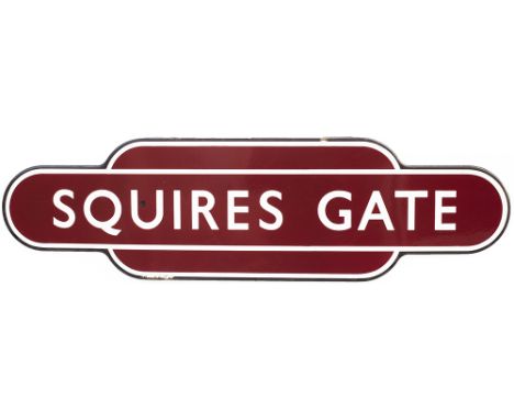 Totem BR(M) FF SQUIRES GATE from the former Lancashire &amp; Yorkshire and London &amp; North Western Railway joint station b