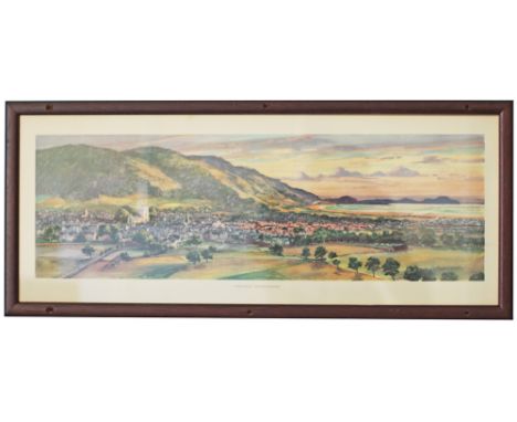 Carriage Print ABERGELE, DENBIGHSHIRE by Montague Birrell Black  from the London Midland (A) Series, issued in 1950. In an or