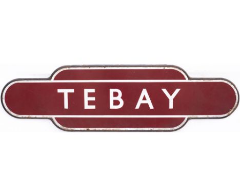 Totem BR(M) FF TEBAY from the former LNWR and NER Joint station between Lancaster and Penrith. In very good ex station condit