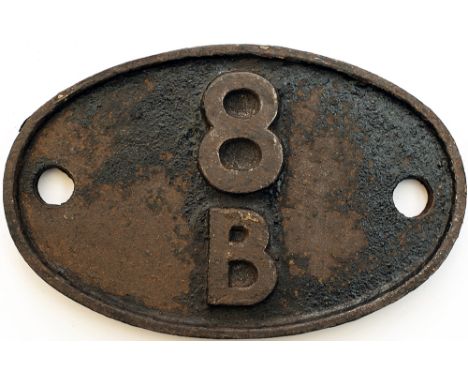 Shedplate 8B Warrington Dallam 1935-October 1967. This ex LNWR shed was home to 55 locos in the 1950s. At various times durin