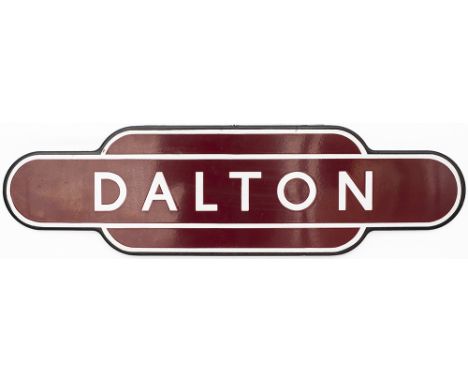 Totem BR(M) FF DALTON from the former Furness Railway station between Ulverston and Barrow. In very good condition with a cou