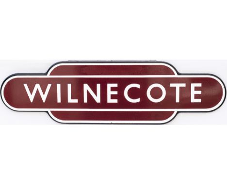 Totem BR(M) FF WILNECOTE from the former Midland Railway station between Tamworth and Whitacre. In good condition with a coup