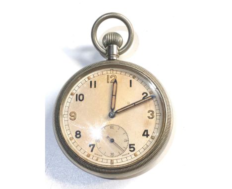 Military Bravingtons london GS/TP 046 S 02 pocket watch 