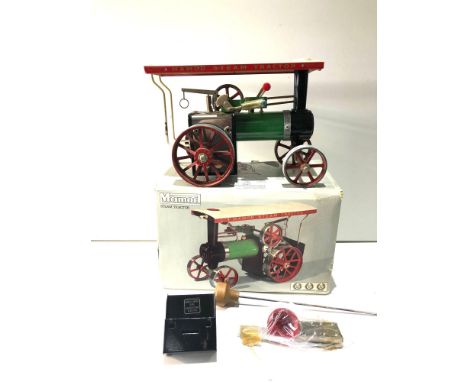 Boxed Mamod steam tractor 