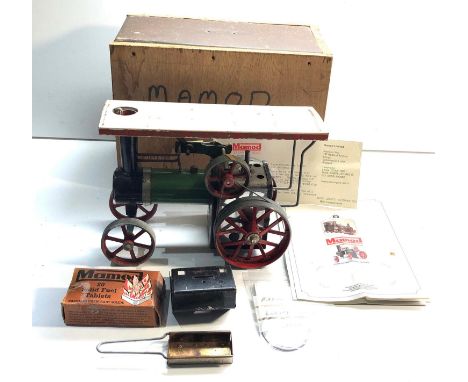 Boxed vintage Mamod Traction engine  good used condition 