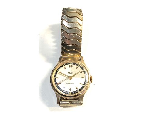 Mens vintage Smiths mechanical wristwatch 5 jewels 