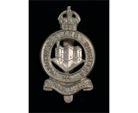 Cap badge to the Northumberland (Yeomanry) Hussars, slider to the reverse, K&K 1431
