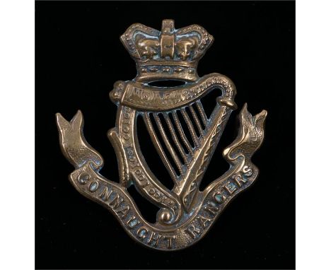 Victorian O/R's cap badge to the Connaught Rangers, two loops to reverse, K&K 695
