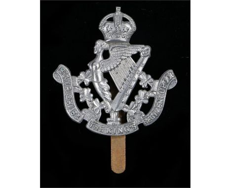 O\R's cap badge to the 8th (Irish) Battalion the Kings (Liverpool) Regiment, slider to the reverse, K&K 1704