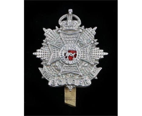 Scarce small pattern cap badge to the Border Regiment, slider to the reverse, K&K 644