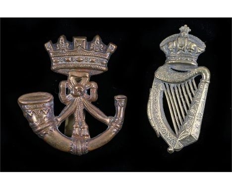 Victorian Prince Alberts Own Somerset Light Infantry Glengarry badge, loops missing and crudely replaced with slider, K&K 606