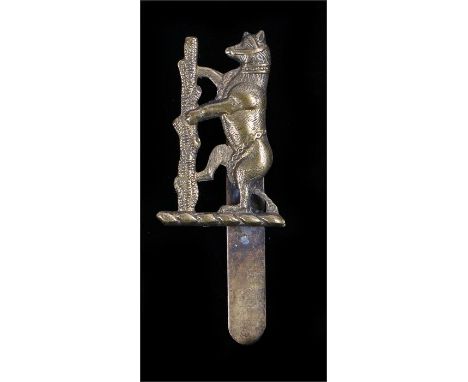 O\R's cap badge to the Warwickshire Yeomanry, slider to the reverse, K&K 1408