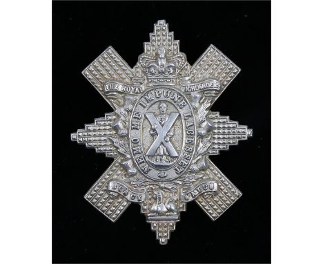 Victorian O/R's cap badge to the Black Watch, two loops to reverse, K&K 655