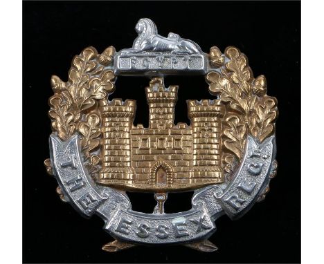 Victorian O/R's cap badge to the Essex Regiment, two loops to the reverse, K&K 659