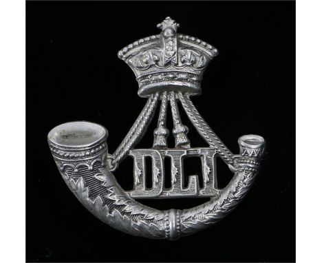 Victorian O/R's cap badge to the Durham Light Infantry, two loops to reverse, K&K 680