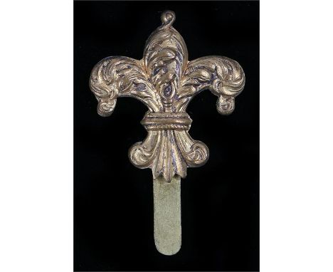 Cap badge to the 7th (Ardwick) Battalion the Manchester Regiment, slider to the reverse, K&K 1746