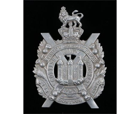 Victorian O/R's cap badge to The Kings Own Scottish Borderers, two loops to the reverse, K&K 626