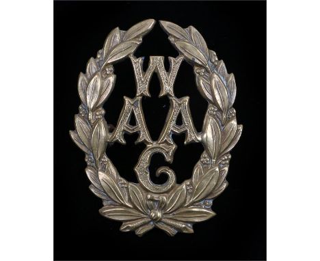 World War One Womens Auxiliary Army Corps cap badge, two loops to reverse, K&K 1066