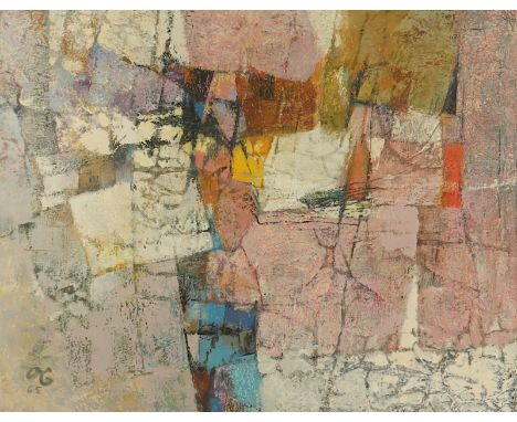 GERSTER, Otto (1907-1982), "Hydra - Landschaft", Öl/Leinwand, 70 x 90, unten links monogrammiert, R.