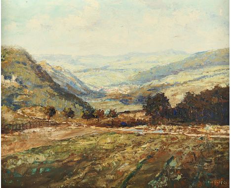 PIPPEL, Otto (1878-1960), "Eifellandschaft bei Gerolstein", Öl/Lwd., 48 x 60, unten rechts signiert, verso auf altem Etikett 