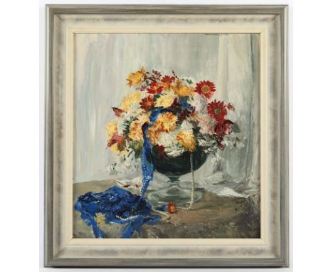 AXSTER-HEÜDTLASS, Werner von (1898-1949), "Stilleben", Öl/Lwd., 53 x 49, unten rechts signiert und "1919" datiert, R.