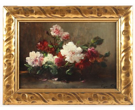 PETIT, Eugène (1839-1886), "Stilleben", Öl/Holz, 31,5 x 46, unten rechts signiert, R.