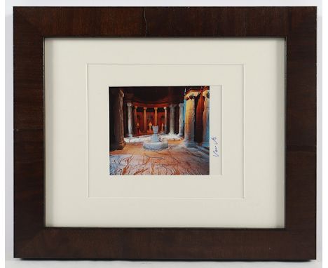 CHRISTO, &amp; Jeanne-Claude, "Wrapped vestibule", The Art Gallery New South Wales, 1990, Farboffset, 11 x 14, seitlich hands