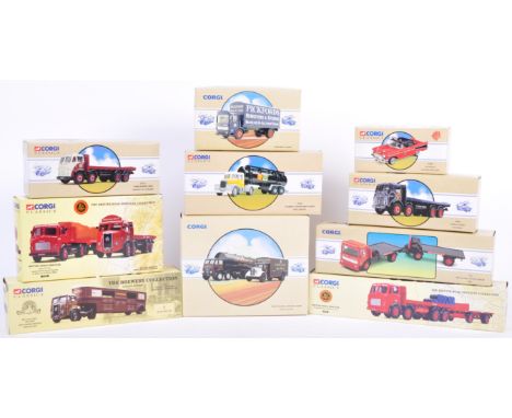 A collection of x10 Corgi Classics made boxed diecast models - largely all Haulage / Haulier related models. Includes numbers