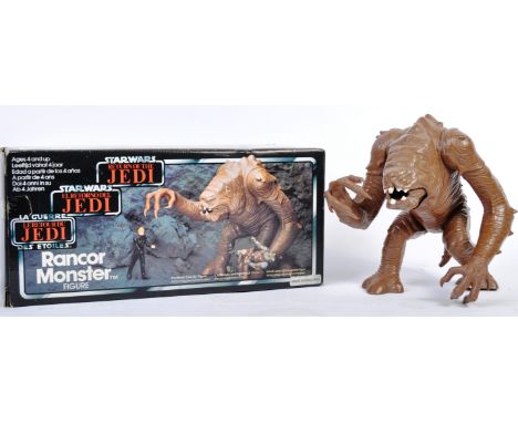 An original vintage Palitoy made Star Wars action figure ' Rancor Monster Figure '. Being the rarer ' Made In The UK ' variat