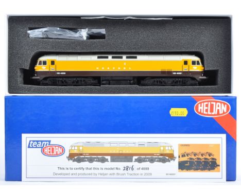 An original Heljan made 00 gauge model railway train set locomotive engine ' Kestrel 4000 Locomotive Limited edition '. Appea