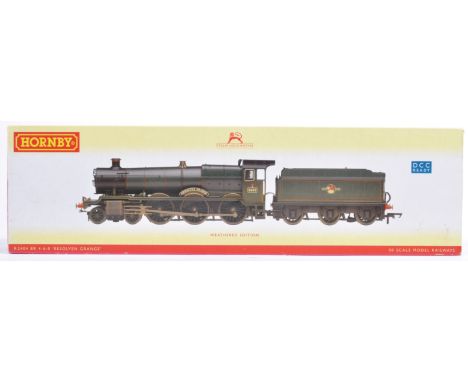 An original Hornby made 00 gauge model railway train set locomotive engine R2404. British Railways (late) 6800 Grange Class '