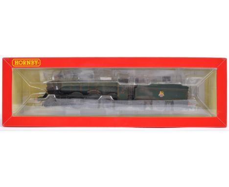 An original Hornby made 00 gauge model railway train set locomotive engine R3167X. British Railways Star Class 4-6-0 ' Glasto