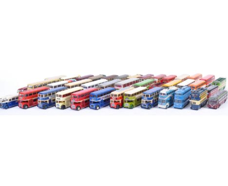 A large collection of Corgi made Original Omnibus and EFE Exclusive First Editions 1/76 scale 00 gauge ' trackside ' suitable