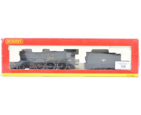 A Hornby made 00 gauge model railway trainset locomotive engine No. R2280 - British Railway 4-6-0 Castle Class ' Blenheim ' N