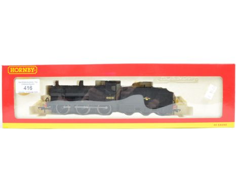 An original Hornby made 00 gauge model railway train set locomotive engine R3031 BR Fowler 0-6-0 Class 4F 44331 DCC Ready. Ap
