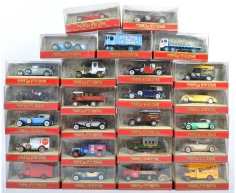 A large collection of x25 Matchbox Models Of Yesteryear diecast model cars and other vehicles. The collection to include a Bu